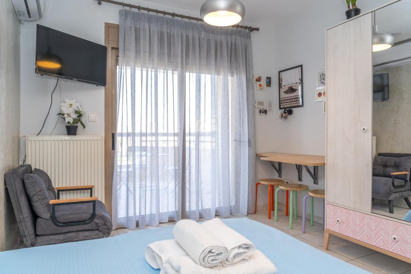 Kosmos Service Apartment Beautiful Studio 3 With Additional Cost Parking Thessaloníki Eksteriør billede